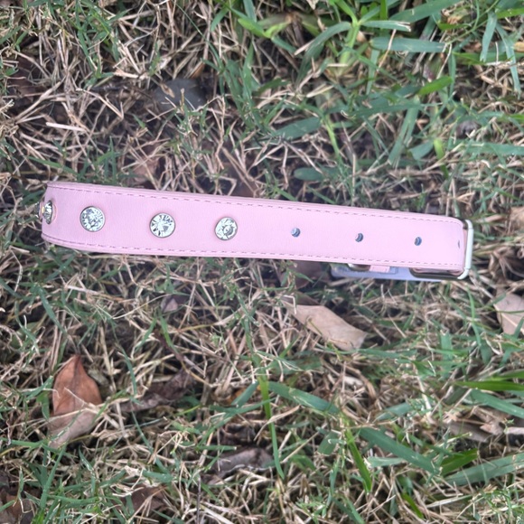 🎉NWT🎉 Pink Rhinestone Dog Collar Sz L - Picture 12 of 12